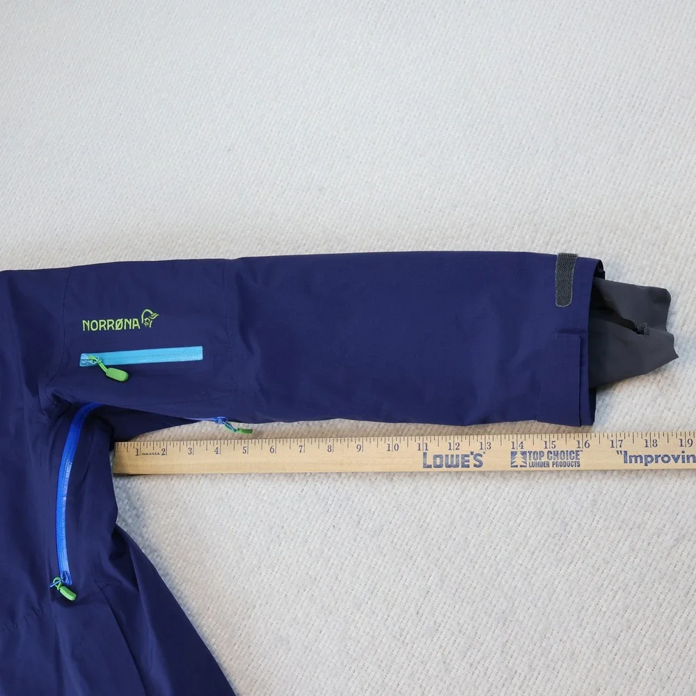 Norrona Youth 146 Lofoten Gore-Tex Primaloft Jacket Blue 8200-14 Ski Snowboard
